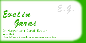 evelin garai business card